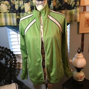 SJB active zipper front long sleeves side pockets athletic jacket.